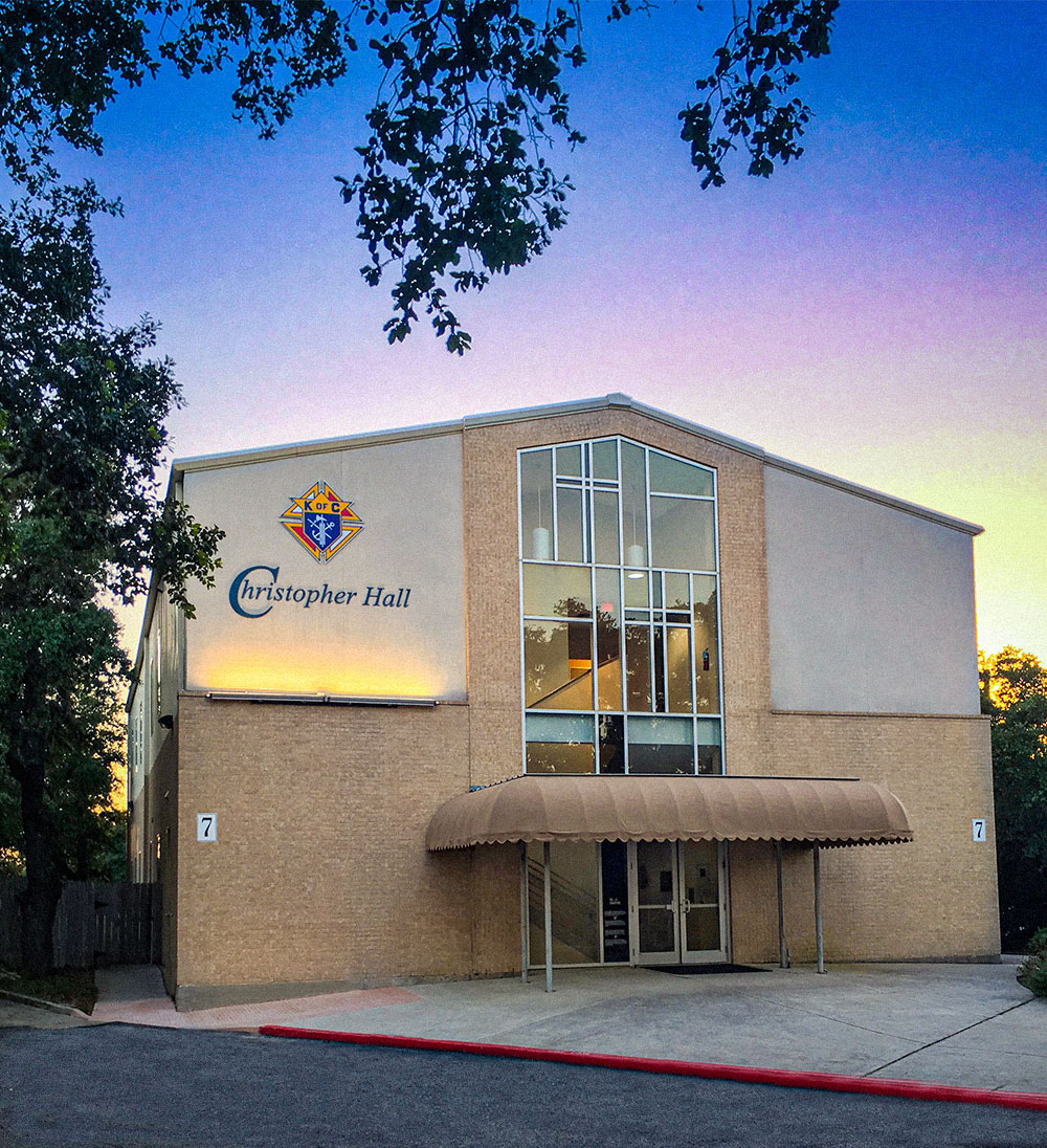 Christopher Hall Exterior - Night Shot